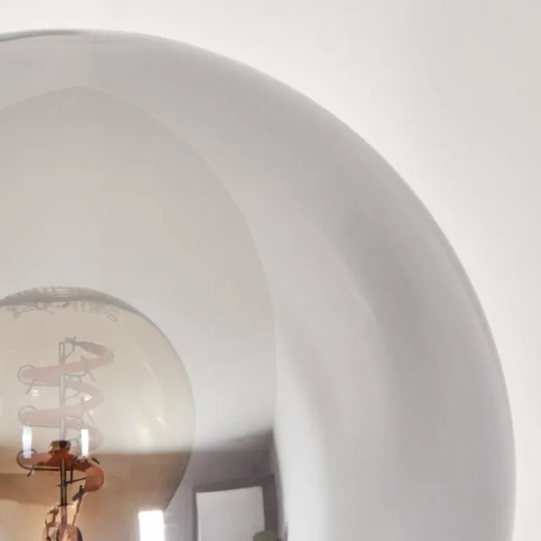Gastor Lampadaire 30 cm Ambre, Fumé, 4 lumières