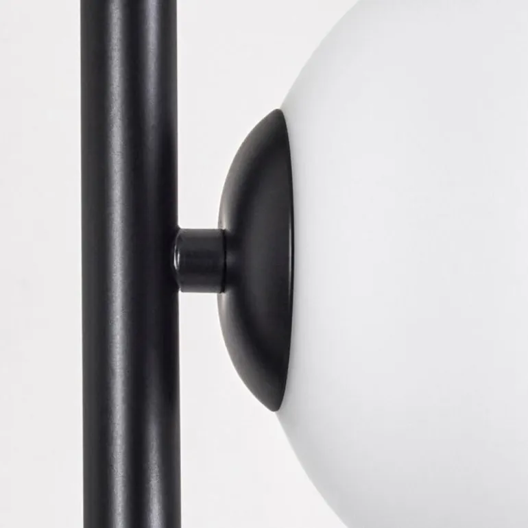 Gastor Lampadaire 33 cm Blanc, 5 lumières