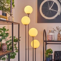 Gastor Lampadaire 30 cm Blanc, 4 lumières