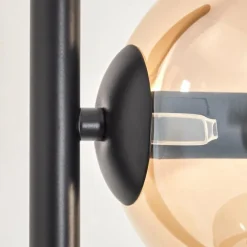 Gastor Lampadaire 31 cm Noir, 3 lumières