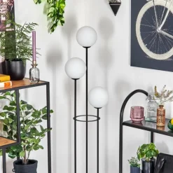 Gastor Lampadaire Noir, 3 lumières