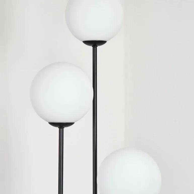Gastor Lampadaire Noir, 3 lumières