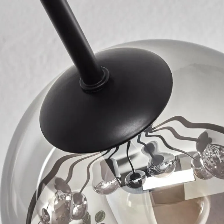Gastor Plafonnier 83 cm Chrome, Clair, 10 lumières