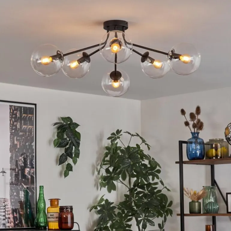 Gastor Plafonnier 74 cm Clair, 6 lumières