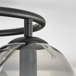 Gastor Plafonnier, Boule lumineuse 37 cm Fumé, 3 lumières