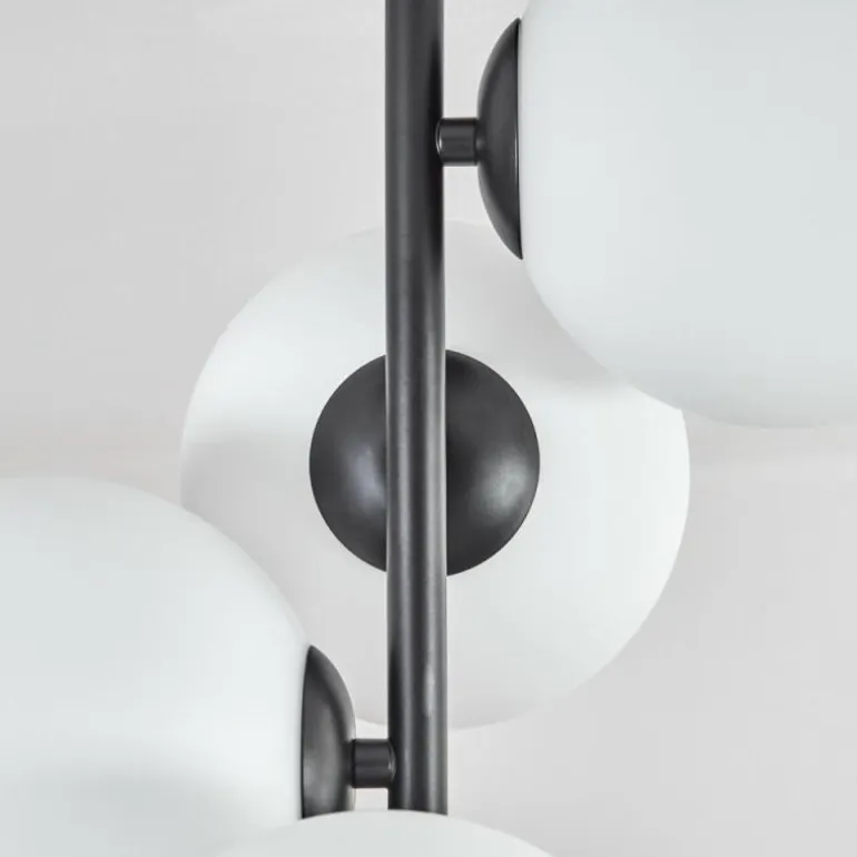 Gastor Plafonnier, Boule lumineuse Transparent, 4 lumières