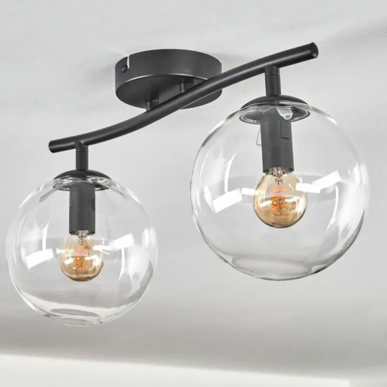 Gastor Plafonnier, Boule lumineuse Clair, 2 lumières