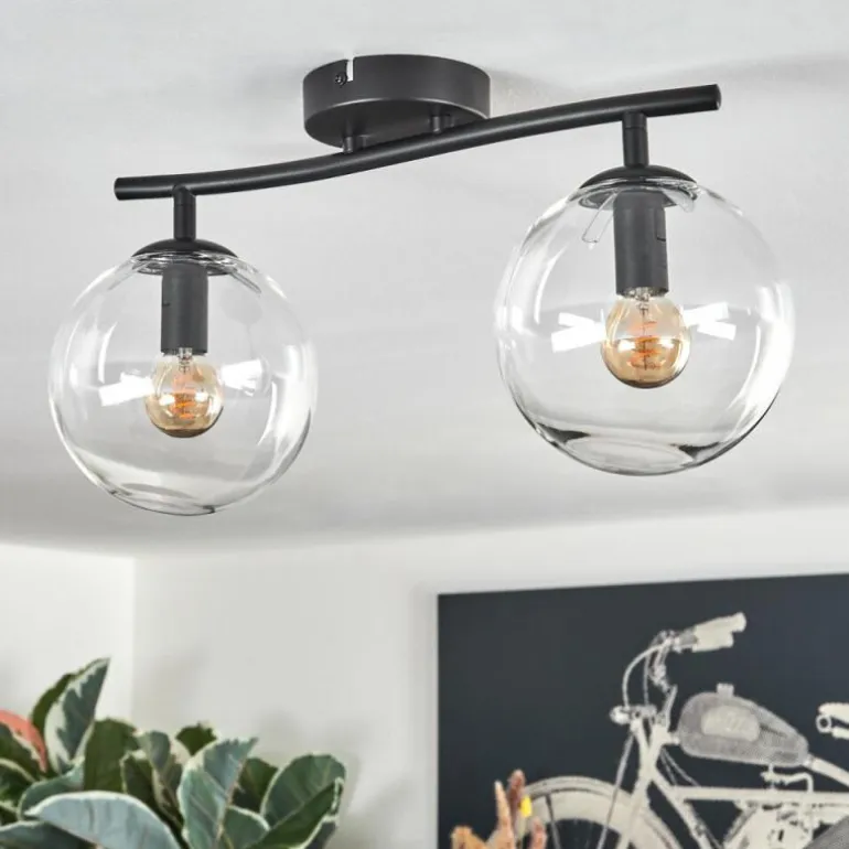 Gastor Plafonnier, Boule lumineuse Clair, 2 lumières