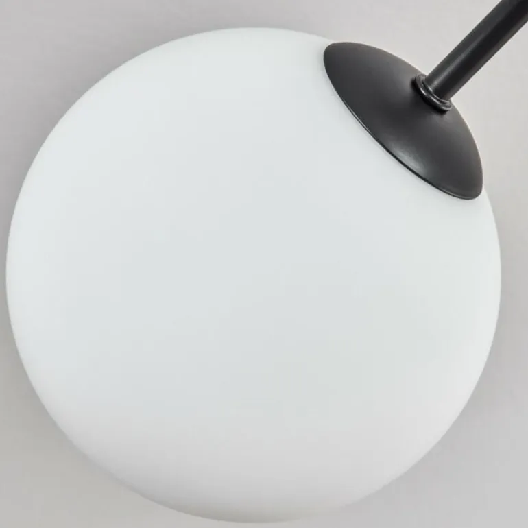 Gastor Plafonnier, Boule lumineuse 83 cm Blanc, 10 lumières