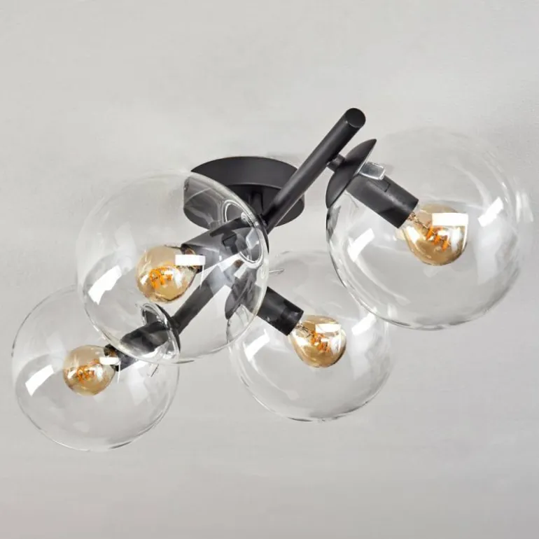 Gastor Plafonnier, Boule lumineuse Clair, 4 lumières