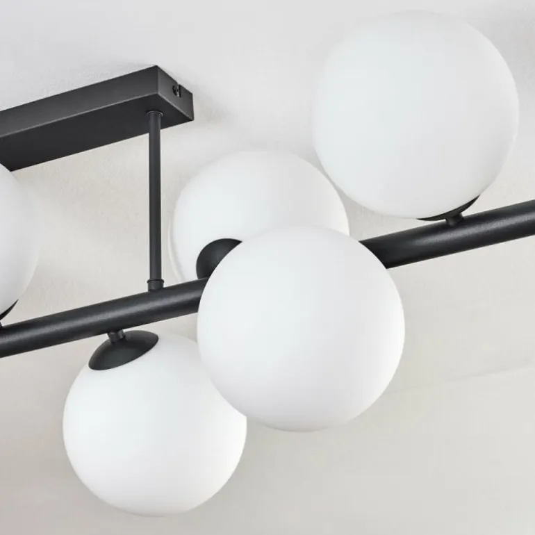Gastor Plafonnier, Boule lumineuse Blanc, 10 lumières
