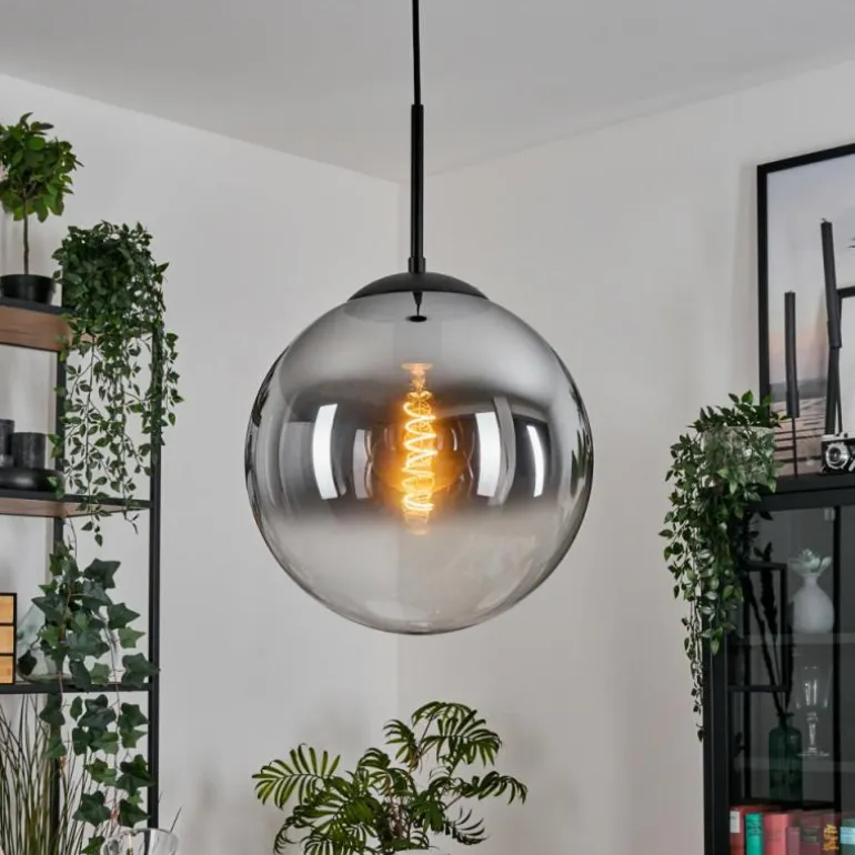Gastor Suspension, Boule lumineuse Clair, Fumé, 1 lumière
