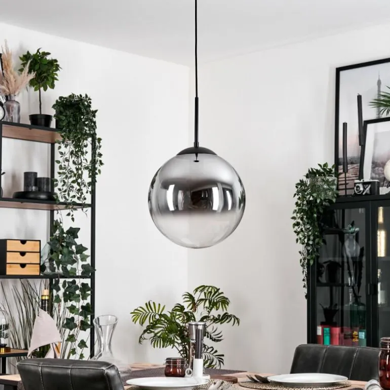 Gastor Suspension, Boule lumineuse Clair, Fumé, 1 lumière