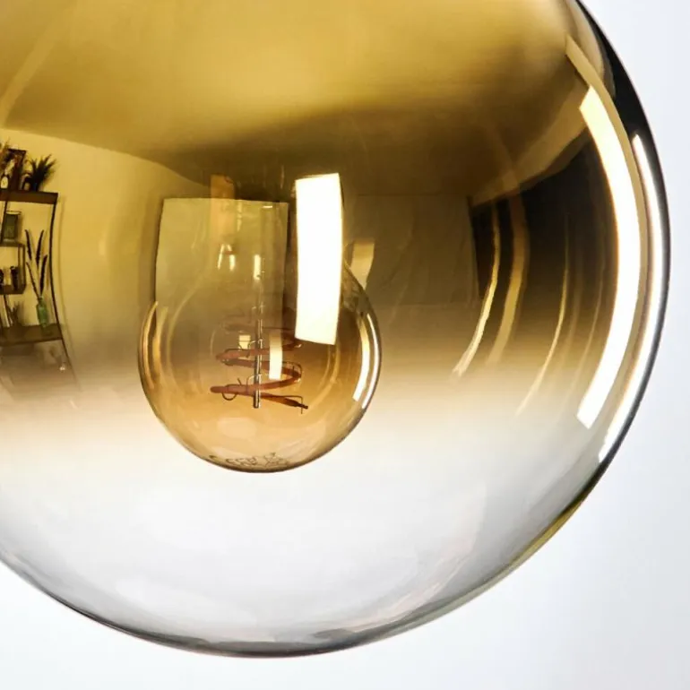Gastor Suspension, Boule lumineuse 20 cm Or, Clair, 1 lumière