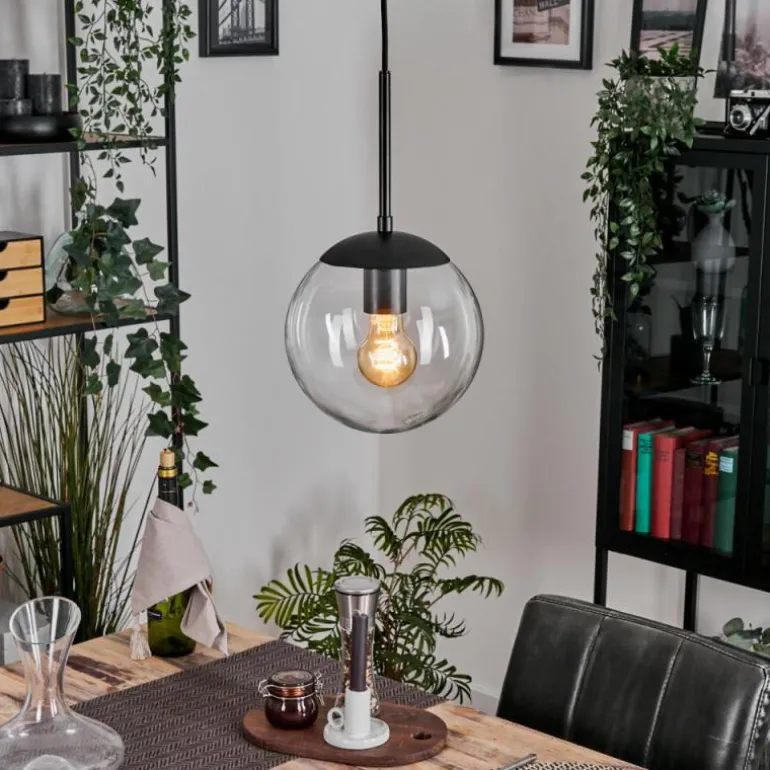 Gastor Suspension, Boule lumineuse Clair, 1 lumière