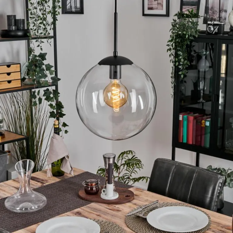 Gastor Suspension, Boule lumineuse 30 cm Clair, 1 lumière
