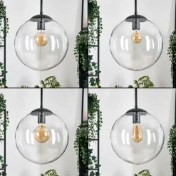 Gastor Suspension, Boule lumineuse 30 cm Clair, 1 lumière