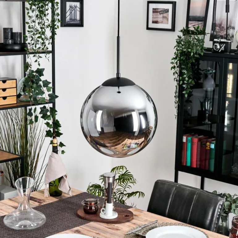 Gastor Suspension, Boule lumineuse 30 cm Fumé, 1 lumière