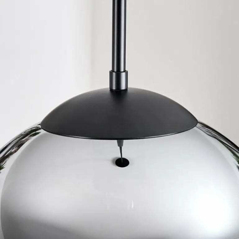 Gastor Suspension, Boule lumineuse 30 cm Fumé, 1 lumière