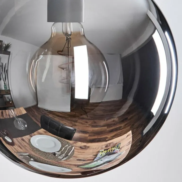 Gastor Suspension, Boule lumineuse 30 cm Fumé, 3 lumières