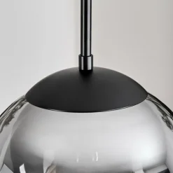 Gastor Suspension, Boule lumineuse 30 cm Fumé, 3 lumières