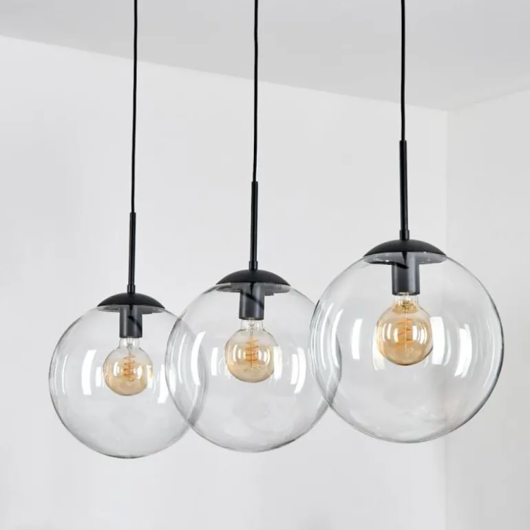 Gastor Suspension, Boule lumineuse, Suspension Clair, 3 lumières