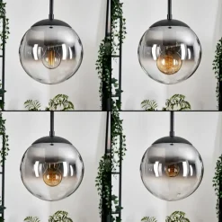 Gastor Suspension, Boule lumineuse, Suspension Clair, Fumé, 5 lumières