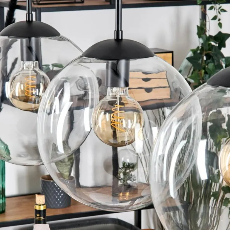 Gastor Suspension, Boule lumineuse, Suspension Clair, 4 lumières