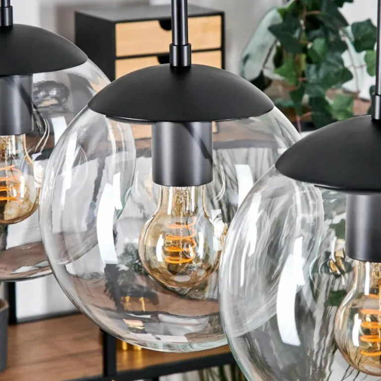 Gastor Suspension, Boule lumineuse, Suspension Clair, 4 lumières