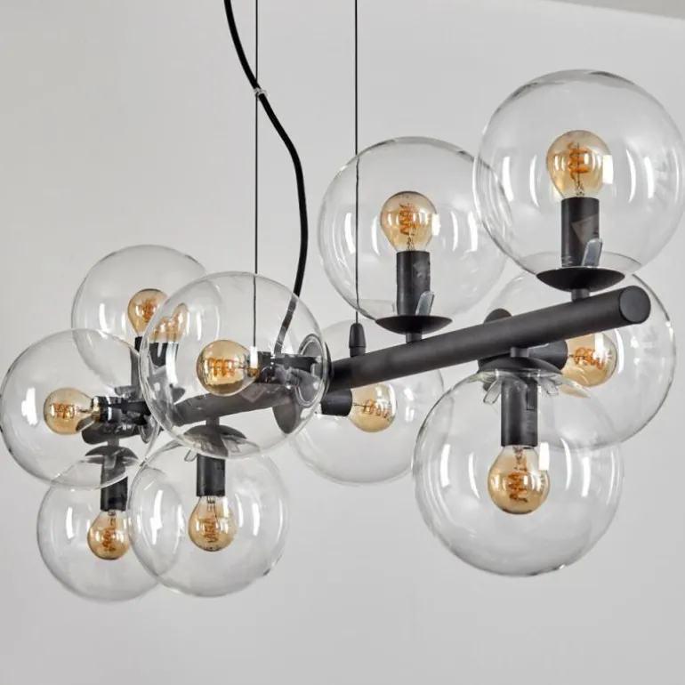 Gastor Suspension, Boule lumineuse, Suspension Clair, 10 lumières
