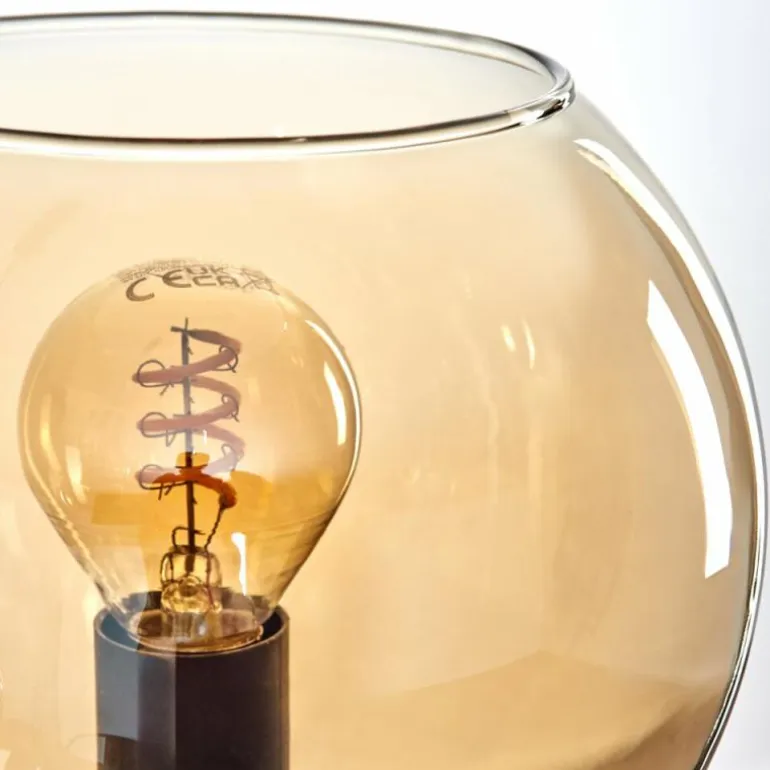 Gastor Suspension, Boule lumineuse, Suspension Ambre, 10 lumières