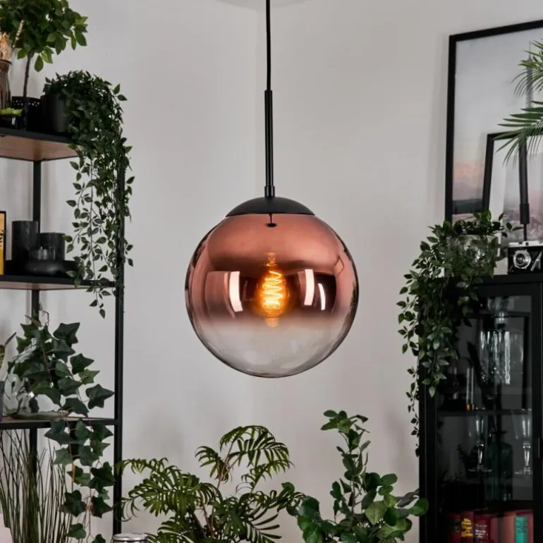 Gastor Suspension, Boule lumineuse, Suspension Clair, Cuivré, 1 lumière