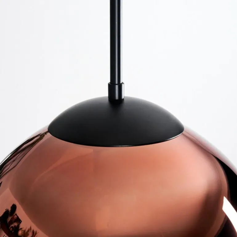 Gastor Suspension, Boule lumineuse, Suspension Cuivré, 1 lumière