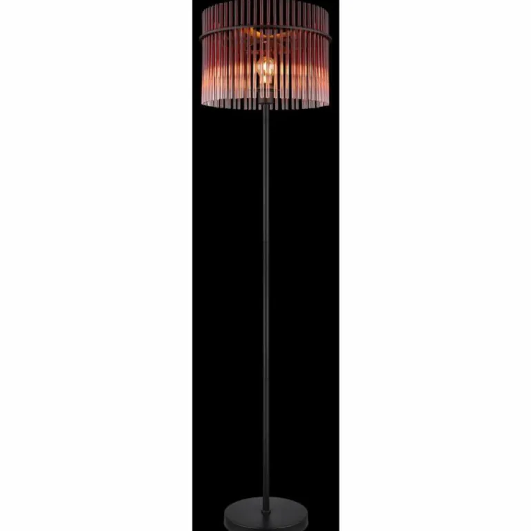 Gorley Lampadaire Luminaires Globo Lighting Noir, 1 lumière