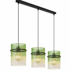 Gorley Suspension Luminaires Globo Lighting Noir, 3 lumières