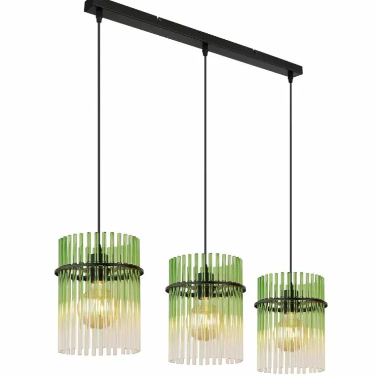 Gorley Suspension Luminaires Globo Lighting Noir, 3 lumières