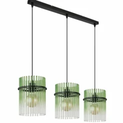 Gorley Suspension Luminaires Globo Lighting Noir, 3 lumières