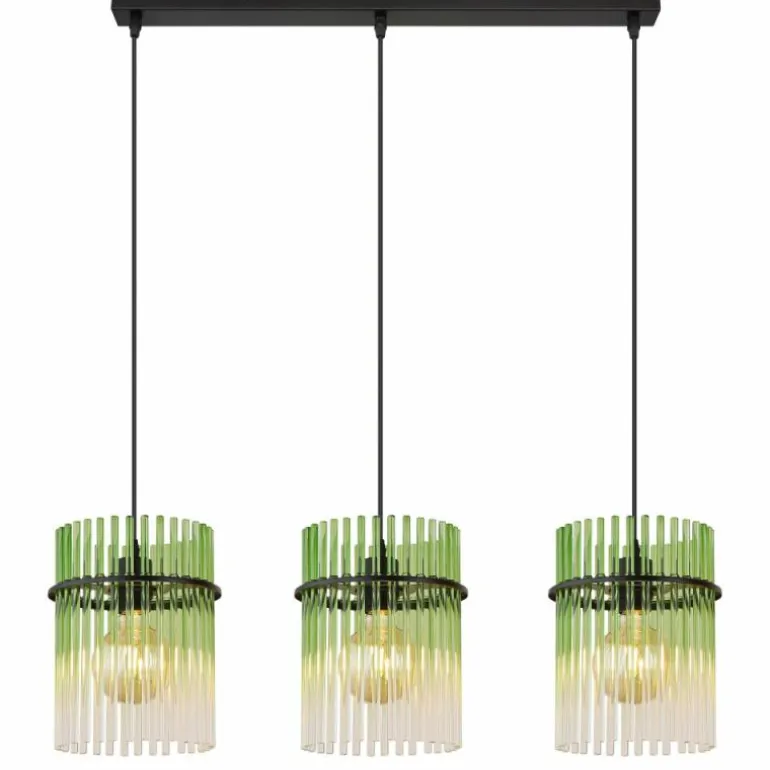 Gorley Suspension Luminaires Globo Lighting Noir, 3 lumières