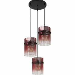 Gorley Suspension Luminaires Globo Lighting Noir, 3 lumières