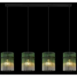 Gorley Suspension Luminaires Globo Lighting Noir, 4 lumières