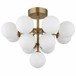 Grappy Plafonnier Luminaires Globo Lighting Or, 13 lumières