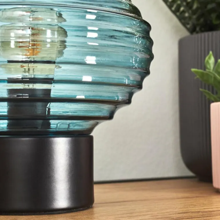 Gualtar Lampe à poser Noir, 1 lumière