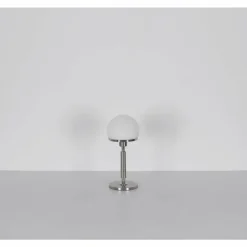 Haku Lampe à poser Luminaires Globo Lighting Chrome, Nickel mat, 1 lumière
