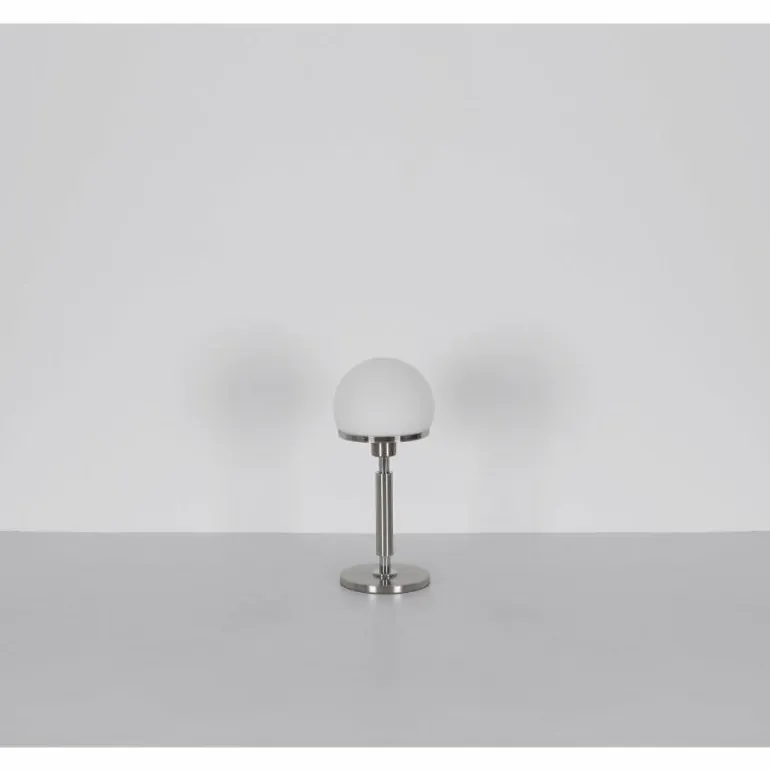 Haku Lampe à poser Luminaires Globo Lighting Chrome, Nickel mat, 1 lumière