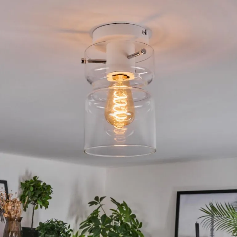 Hasvik Plafonnier, Spot de plafond Blanc, 1 lumière