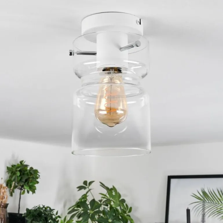 Hasvik Plafonnier, Spot de plafond Blanc, 1 lumière