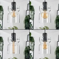 Hasvik Suspension, Suspension Noir, 5 lumières