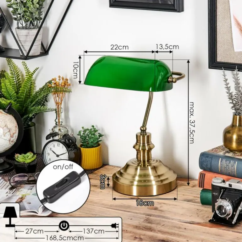 Havsta Lampe de bureau, Lampe à poser Laiton, 1 lumière