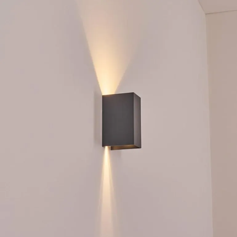Hoods Lampe murale d´extérieur, Luminaire Up & Down, Applique murale LED Anthracite, 1 lumière