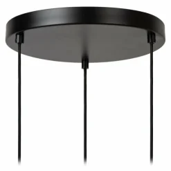ILONA Suspension Luminaires Lucide Noir, 3 lumières